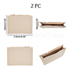 Органайзер для сумочки из шерстяного фетра&nbsp;DIY-WH0304-350