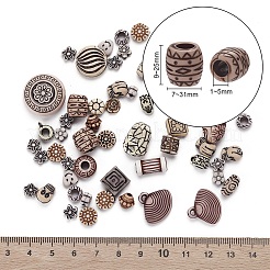 Смешанные в старинном стиле акриловые бусины&nbsp;MACR-YW0001-37