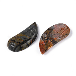 2 шт. подвески из натурального красного камня пикассо/полихромной яшмы&nbsp;G-N348-07