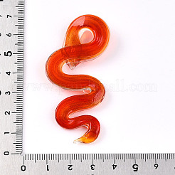 Ручной золотой песок Lampwork большие кулоны&nbsp;LS-LAMP-T023-11