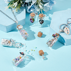 24 шт. 2 стиля старинные посеребренные стеклянные бутылки из сплава европейские подвески-шармы&nbsp;PALLOY-GA0001-15