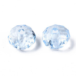 Прозрачные акриловые бусины&nbsp;X-TACR-S134-028