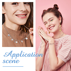 120шт 3 цвета латунные подвески&nbsp;KK-PH0004-70