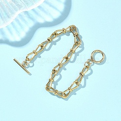 Браслеты-цепочки Infinity Link из нержавеющей стали 304 для женщин&nbsp;BJEW-JB12784