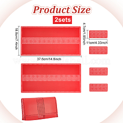 Набор для вязания сумки из искусственной кожи своими руками для изготовления кошелька&nbsp;PURS-WH0005-01E