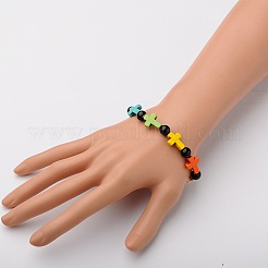 Круглые бусины из натуральных и синтетических камней&nbsp;BJEW-JB01450-06