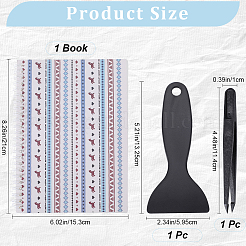 Блокнот для сбора наклеек формата А5 с отрывными листами на спирали&nbsp;AJEW-CP0007-84F