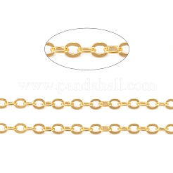 Латунные плоские овальные кабельные цепи&nbsp;CH030-G