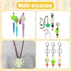 16 шт. 8 силиконовых бусины в виде листьев&nbsp;SIL-CJ0001-73