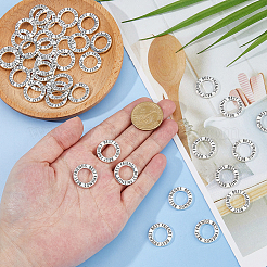 40 шт. закрытые соединительные кольца из цинкового сплава&nbsp;FIND-FH0016-97