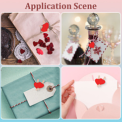 50 шт. деревянные зажимы-гвоздики&nbsp;DIY-CP0012-84A