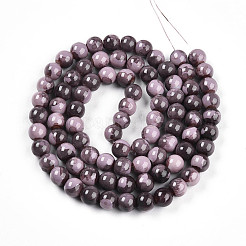 Выпечка окрашенные стеклянные бусины пряди&nbsp;DGLA-N003-10mm-C09