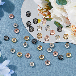 40шт 4 цвета латунные бусины&nbsp;KK-FH0006-49B