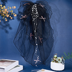 Органза абс жемчужная свадебная фата&nbsp;OHAR-WH20020-05C