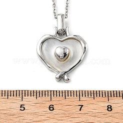 Ожерелья с подвеской в виде кошачьего глаза из нержавеющей стали 304 для женщин&nbsp;LS-NJEW-D288-06P