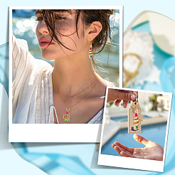 12 шт. 6 стиля гальванизированные натуральные смешанные ракушки большие подвески&nbsp;SSHEL-GA0001-06