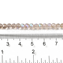 Гальванизируйте прозрачное стекло бисер нитей&nbsp;LS-EGLA-A035-T4mm-L22