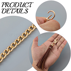 1 шт. цепочка для сумки из искусственной кожи&nbsp;FIND-CL0001-15A