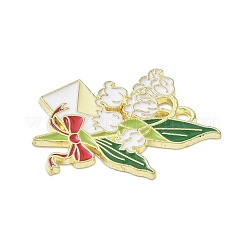 Подвески из эмали и сплава&nbsp;ENAM-P258-04A-G