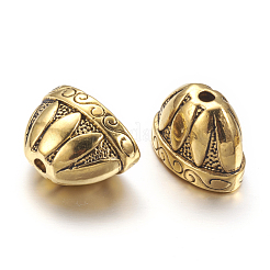 Шапочки и конусы для бусин&nbsp;TIBE-976-AG-LF