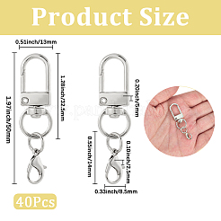 40 шт. поворотные застежки из цинкового сплава&nbsp;FIND-SP0004-28P