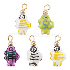 5 шт. фарфоровые подвески&nbsp;PALLOY-TAC0223