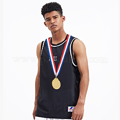 6шт. 3-х цветные медали из цинкового сплава&nbsp;NJEW-GL0001-01