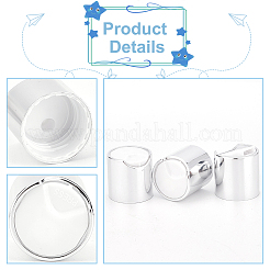 Алюминизированные пластиковые пресс-колпачки&nbsp;LS-AJEW-WH0258-583B