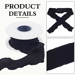 Лента из полиэстера с рюшами длиной 10 м для пришивания украшений&nbsp;OCOR-WH20007-02A