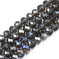 Стеклянные бусины с гальваническим покрытием &nbsp;EGLA-A034-T10mm-B26