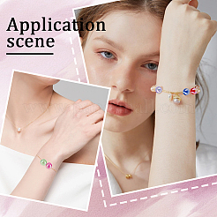 15 цвет прозрачных акриловых бусин&nbsp;MACR-PA0001-04C