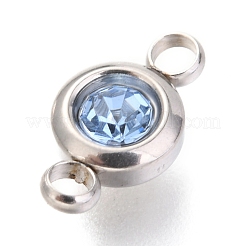 Соединительные элементы из нержавеющей стали 304 со стразами&nbsp;LS-X-STAS-P237-17P-15