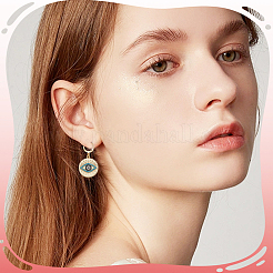 16 шт. 8 стиля эмалированный кулон со знаком «злой глаз» маркеры фиксирующих стежков&nbsp;HJEW-SC00179