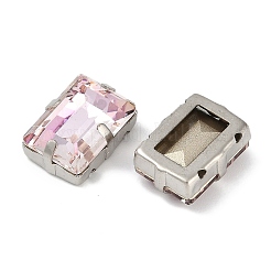 Латунные стеклянные стразы пришивные стразы&nbsp;RGLA-B004-01P-B