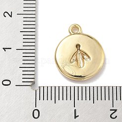 Подвески из латуни с эмалью в стойку&nbsp;KK-G515-21G