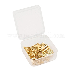 12шт 12 латунные подвески&nbsp;KK-LS0001-28G