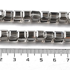 Стеклянные бусины с гальваническим покрытием &nbsp;EGLA-H108-01A-PL01
