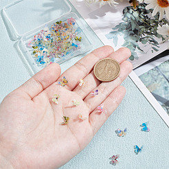 72шт 12-х цветные 3D смоляные кабошоны&nbsp;MRMJ-FI0001-01