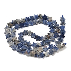 Природный содалит бисер нитей&nbsp;G-F817-A08-01