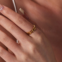 Кольца для пар из нержавеющей стали 304 с полым сердцем&nbsp;EW6903-5