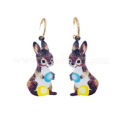 Пасхальные акриловые серьги-подвески&nbsp;FS-WG815B0-01