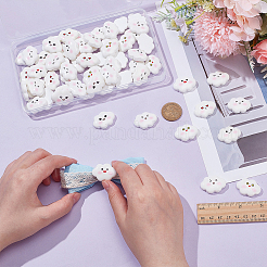 64 шт. 8 стиля забавных непрозрачных смоляных кабошонов&nbsp;RESI-WR0001-14