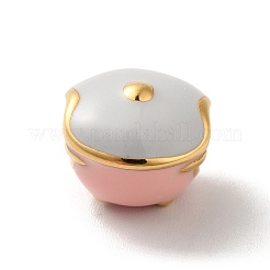 Ионное покрытие (ip) 304 нержавеющая сталь эмаль европейские бусины STAS-G308-09G