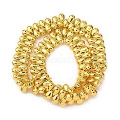 Стеклянные бусины с гальваническим покрытием &nbsp;EGLA-H109-08F