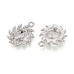 Подвески из сплава и страза&nbsp;FIND-N008-21P