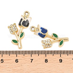 Подвески из сплава и страза&nbsp;FIND-I366-01G