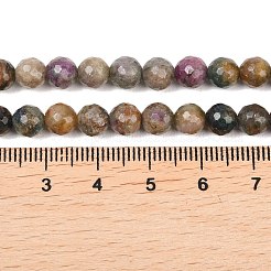 Натуральные красные корундовые бусины&nbsp;G-K405-A01-6mm