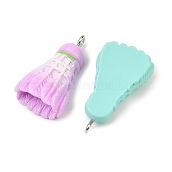 Спортивные подвески из непрозрачной смолы&nbsp;RESI-Z047-01P-01