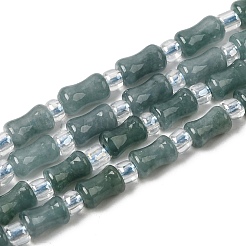 Натуральные бусины из мьянманского жадеита&nbsp;G-F822-A01-01