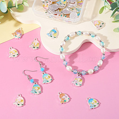 32шт 4 цвета сплава эмалевые подвески&nbsp;FIND-TA0008-76A